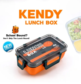 Kendy Lunch Box – Portable Insulated Tiffin with 3 Compartments, BPA-Free